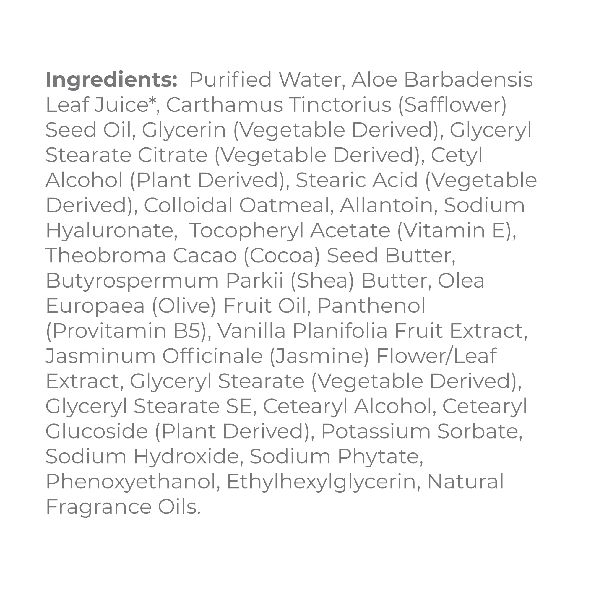Derma-E Jasmine & Vanilla Hydrating Shea Body Lotion, 8 Ounce